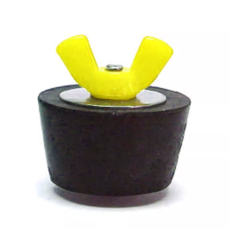 # 7 WINTER PLUG 1.25″ PIPE COLORED WINGNUT (YELLOW)