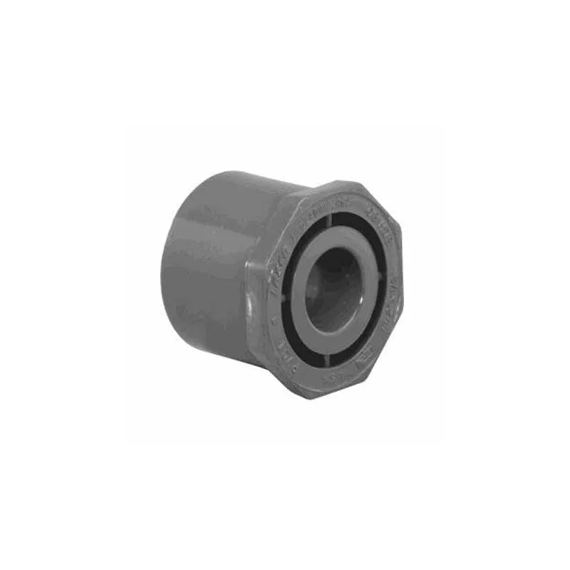 .75″ X .5″ SPIGOT X SKT REDUCER BUSHING SCHEDULE 80 GRAY FLUSH