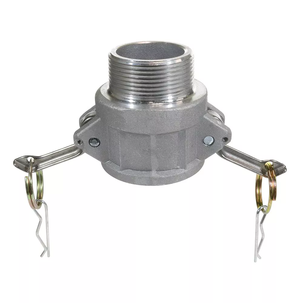Aluminum Cam and Groove Female Coupler x Male NPT Thread – 1-1/2 Inch – Type B Coupler