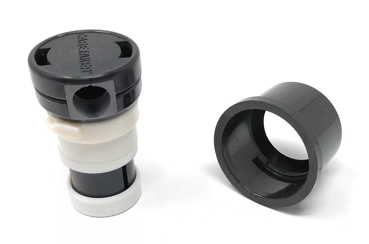 Caretaker 99 Complete 2″ High Flow Cleaning Head (Jet Black) | 5-9-516