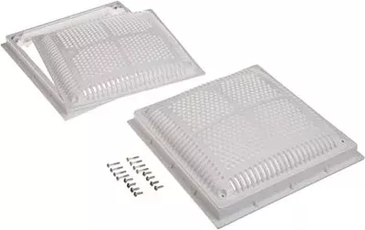 Hayward 12″ Square Drain Cover and Inner/Outer Frame High Flow (2-Pack), WG1032HF2Pak2