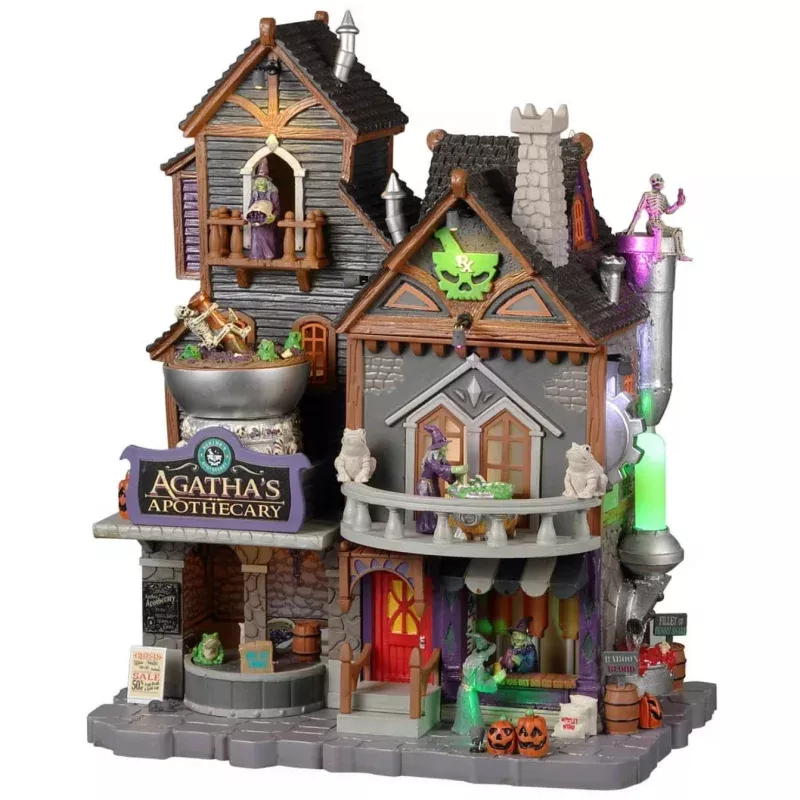 Lemax Spooky Town Agatha’s Apothecary #25848