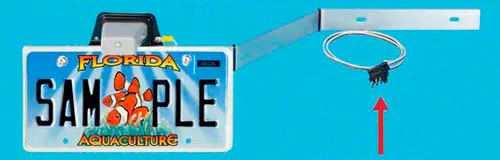 License Plate Mover With Light