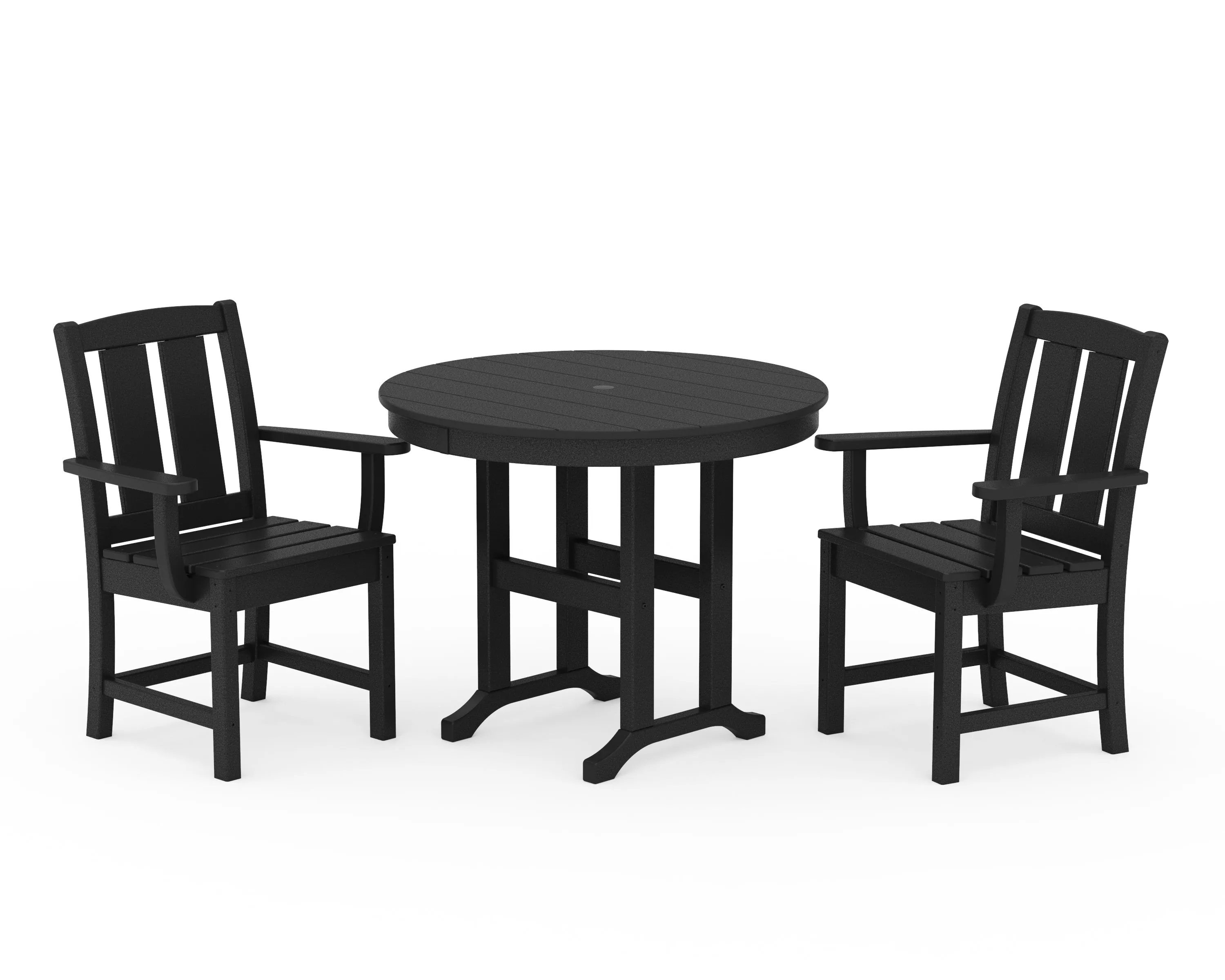Mission 3-Piece Farmhouse Dining Set