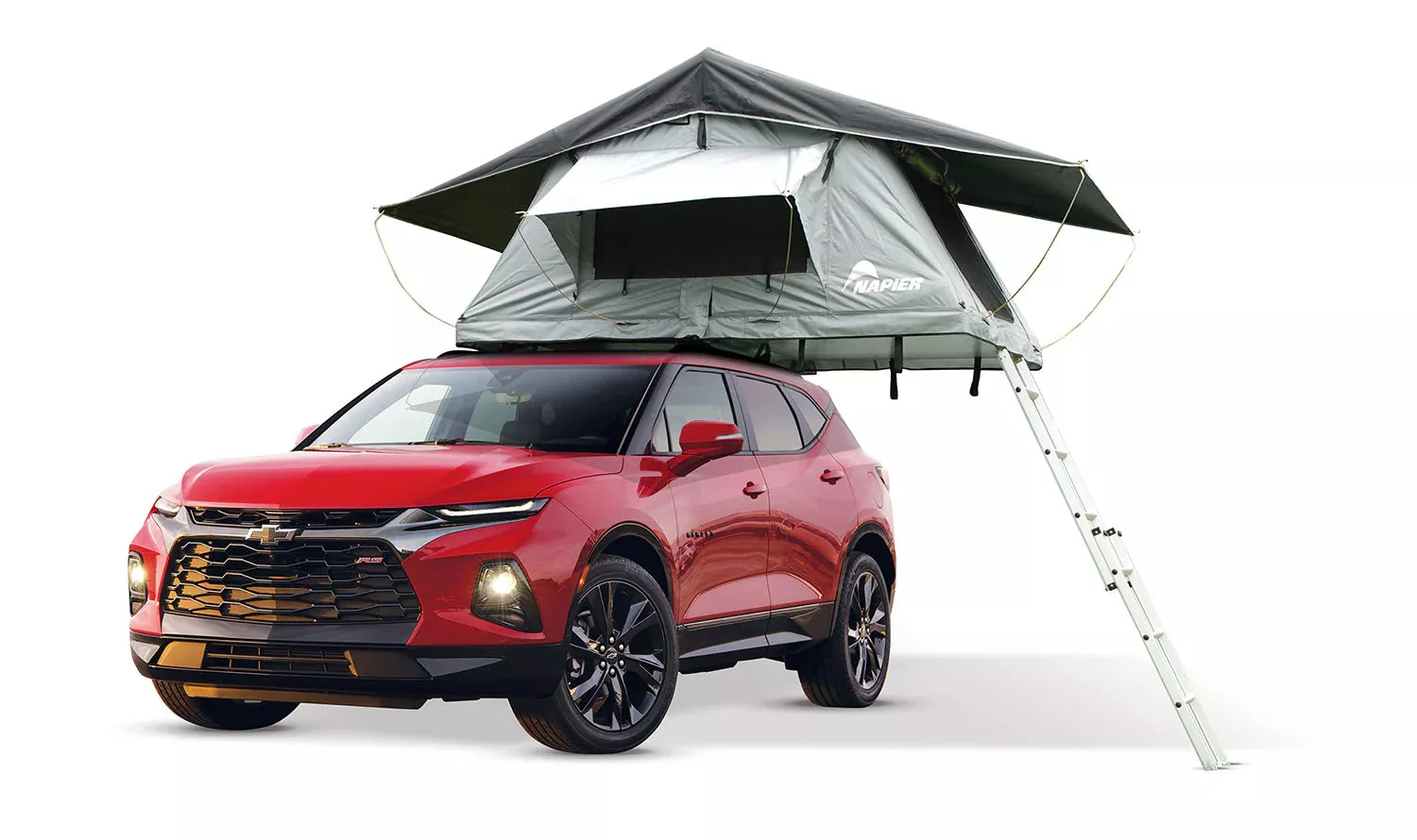 Napier Vehicle Rooftop Tent and Ladder