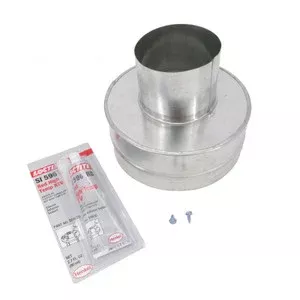 Pentair 4” x 8” Metal Flue Collar for Sta-RiteMax-E-Therm Pool and Spa Heater, 77707-0077