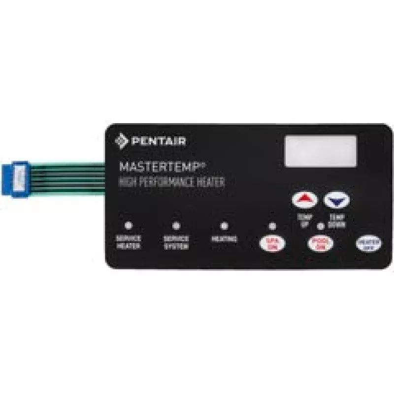 Pentair MasterTemp Heater 5 Button Membrane Keypad