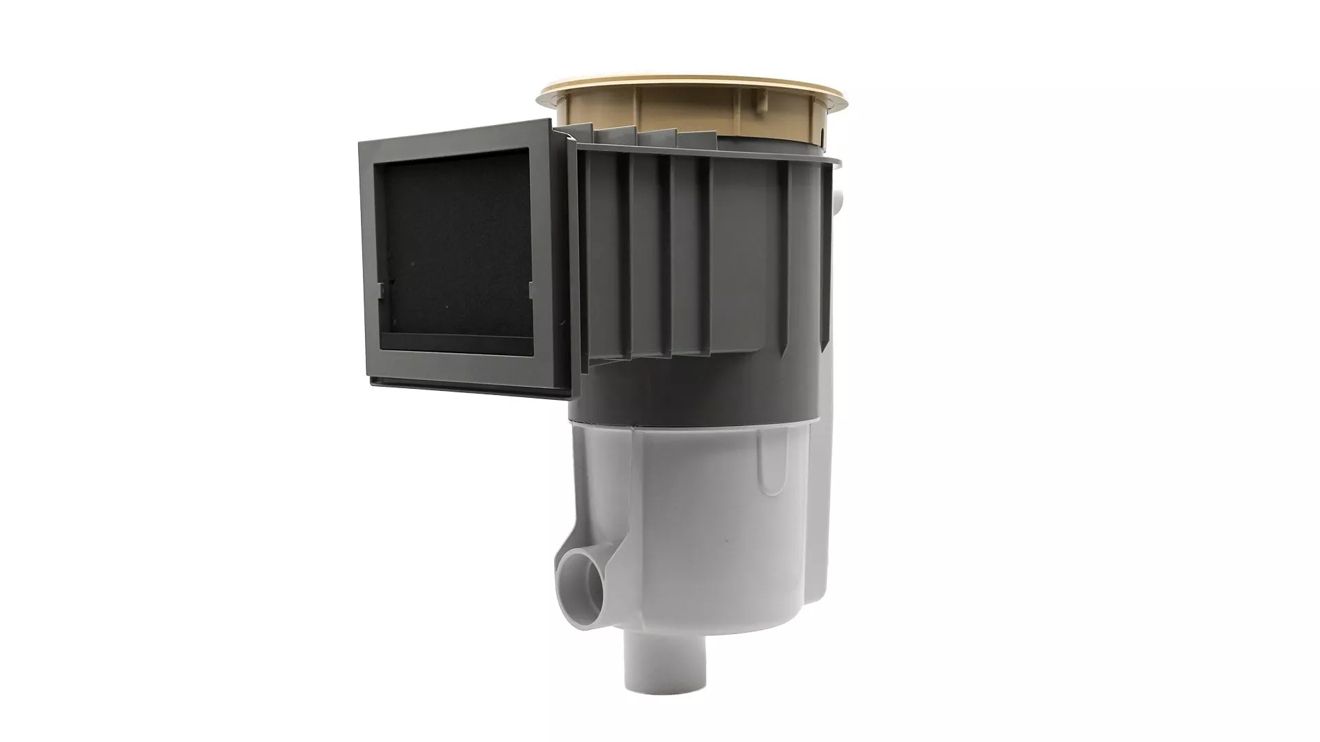 QuikSkim Complete with Protecta Foam (Gray Body) (Tan Lid) – Pentair In-Floor(A&A) | 505307
