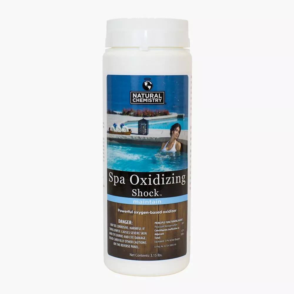 Spa Oxidizing Shock | Natural Chemistry | 3.15 lb | Fast Acting | For Spa Cleaning