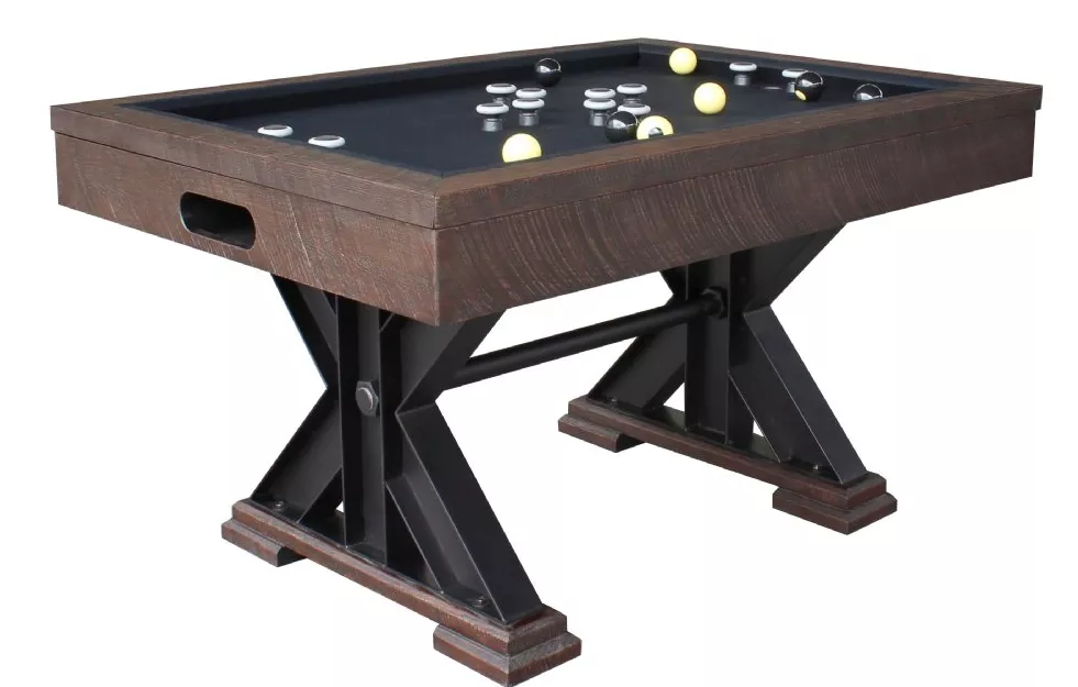 “The Weathered” Slate Bumper Pool Table by Berner Billiards